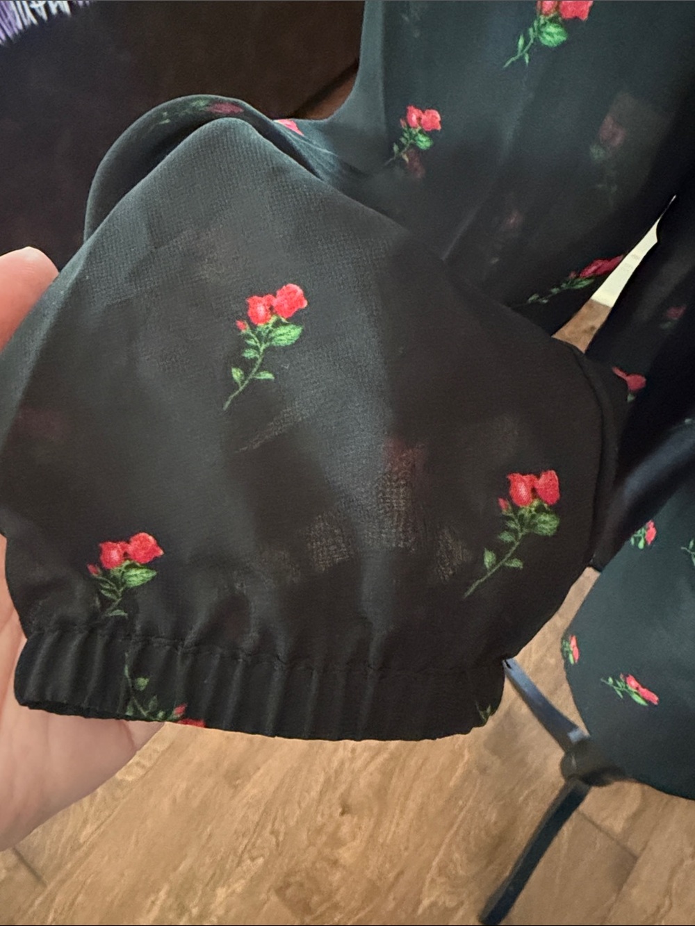 Wildfox HOST PICK! NWT Bethany Oversized Ruffle Floral Blouse - Picture 6 of 8